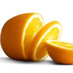 Plasterki suszonej pomarańczy